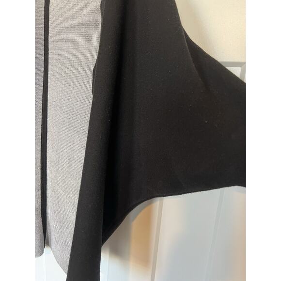 Joan Vass Studio Women's Black Cardigan Open Front Medium Dolman Sleeve - Picture 3 of 7